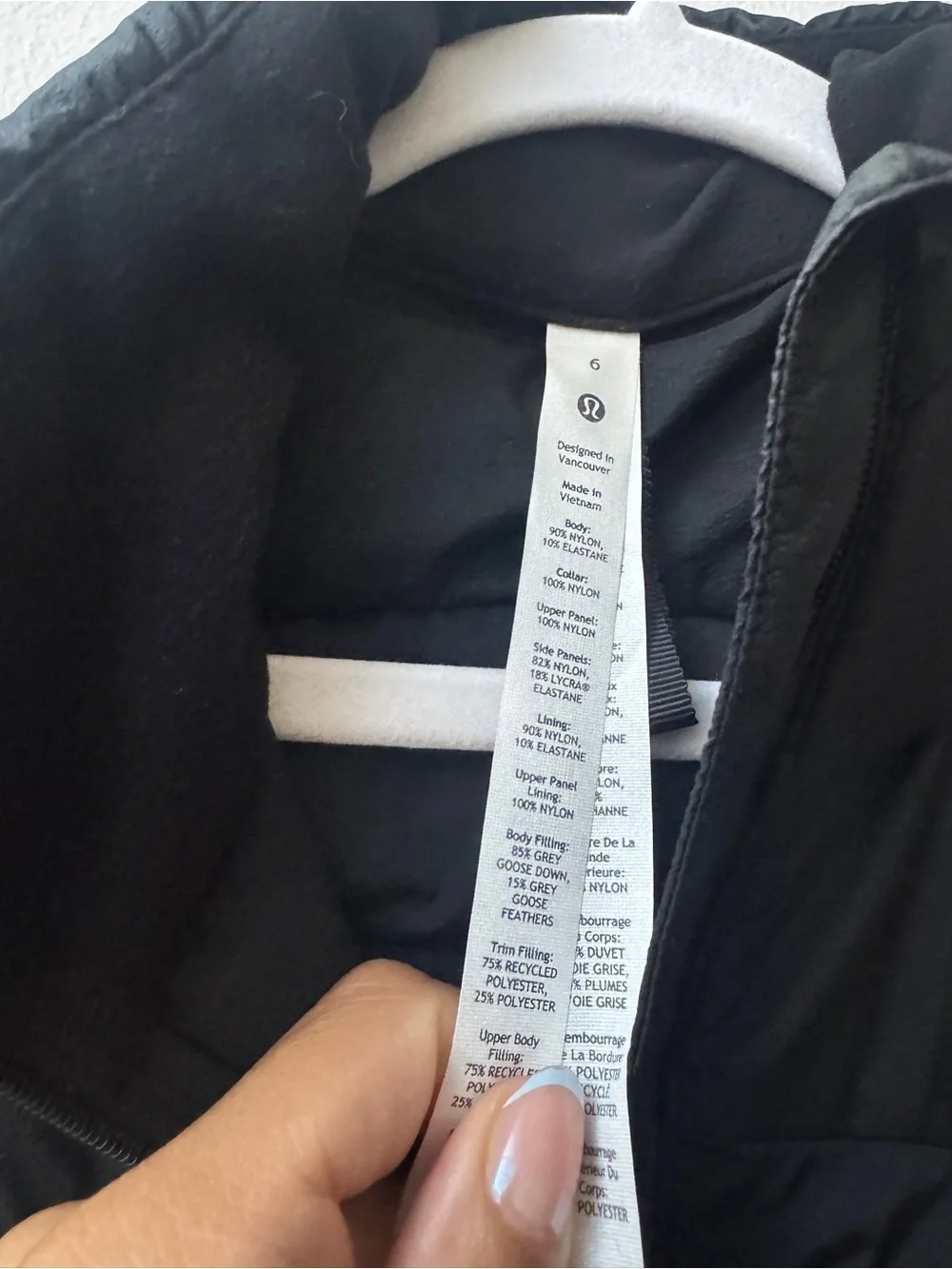 Lululemon Down for It All Vest